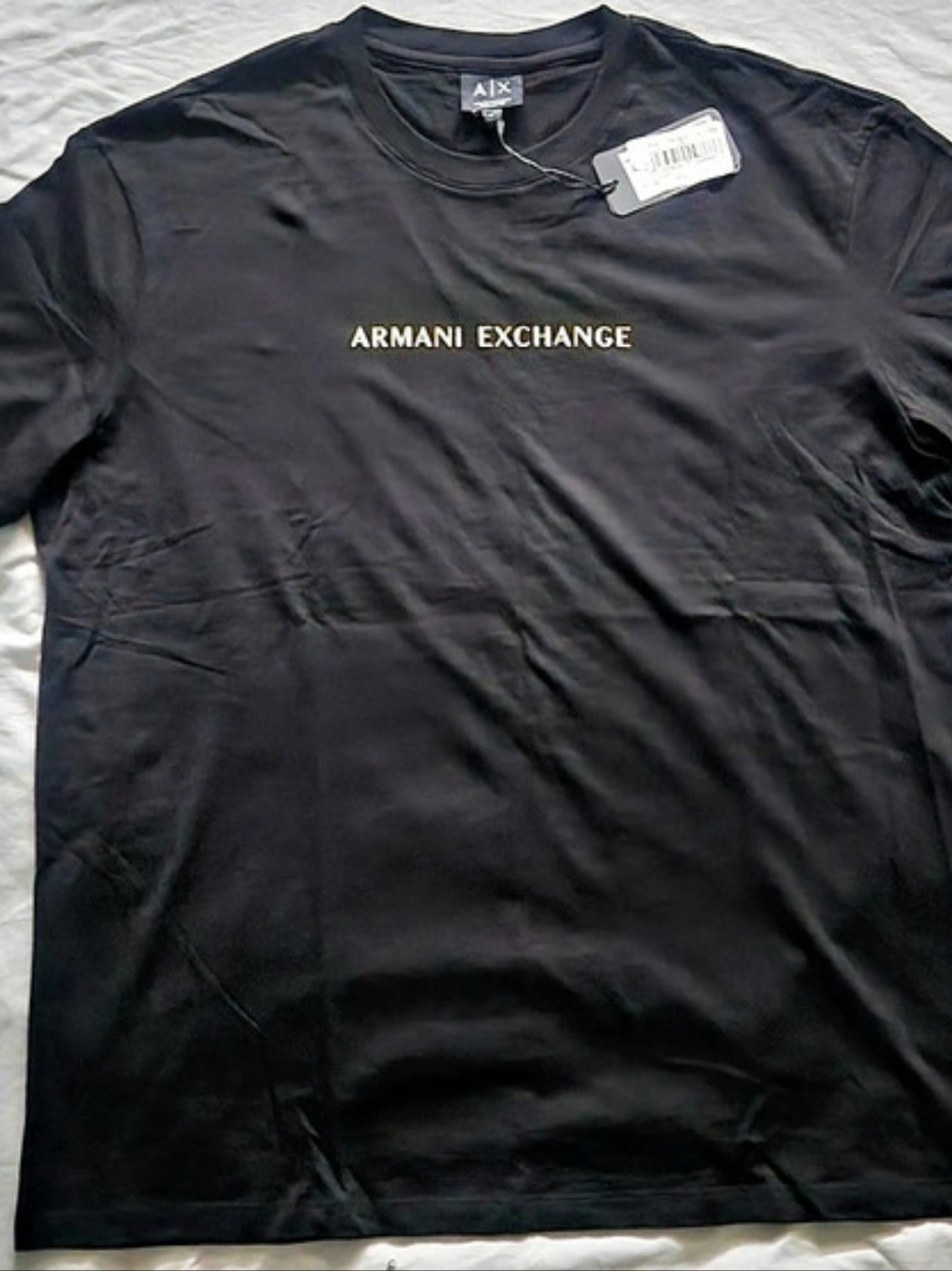 Armani Exchange Center Logo T-Shirt Men's Cotton Logo T-Shirt XL NWT